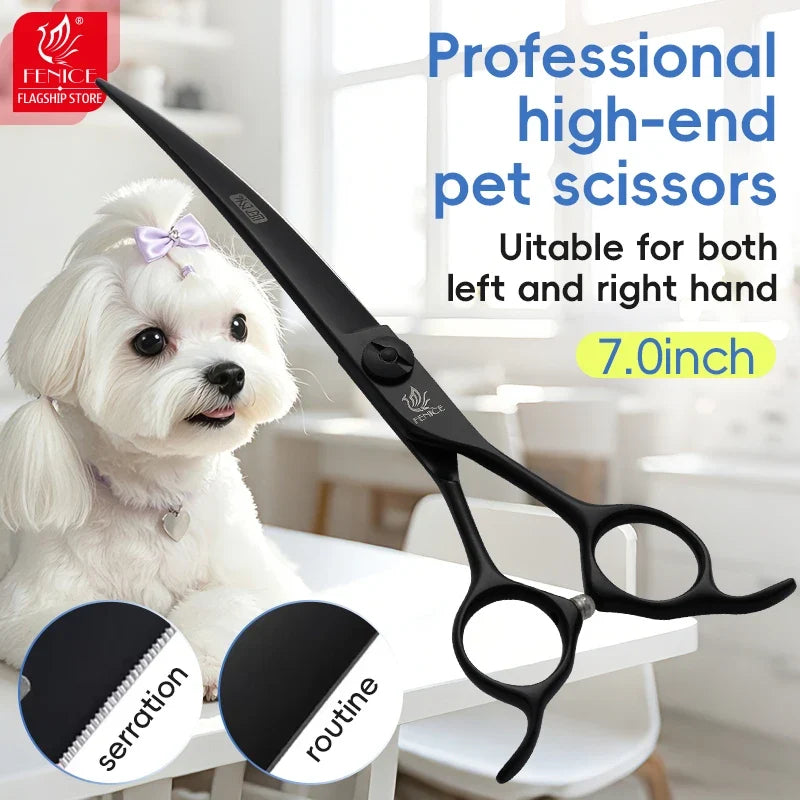 Fenice Professional Curved Pet Grooming - MyPetDollar.com