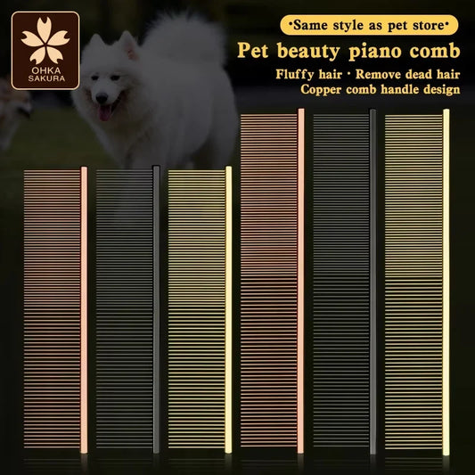 Pet Piano Comb Pick Hair Open Knot Comb Hair - MyPetDollar.com