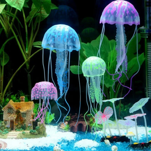 1PC Artificial Swim Luminous Jellyfish - MyPetDollar.com