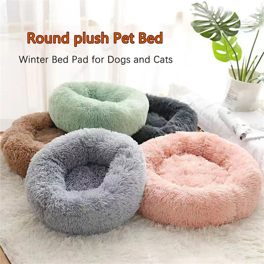 Soft Pet Cat Bed Pad Plush Warm Faux Fur Dog - MyPetDollar.com