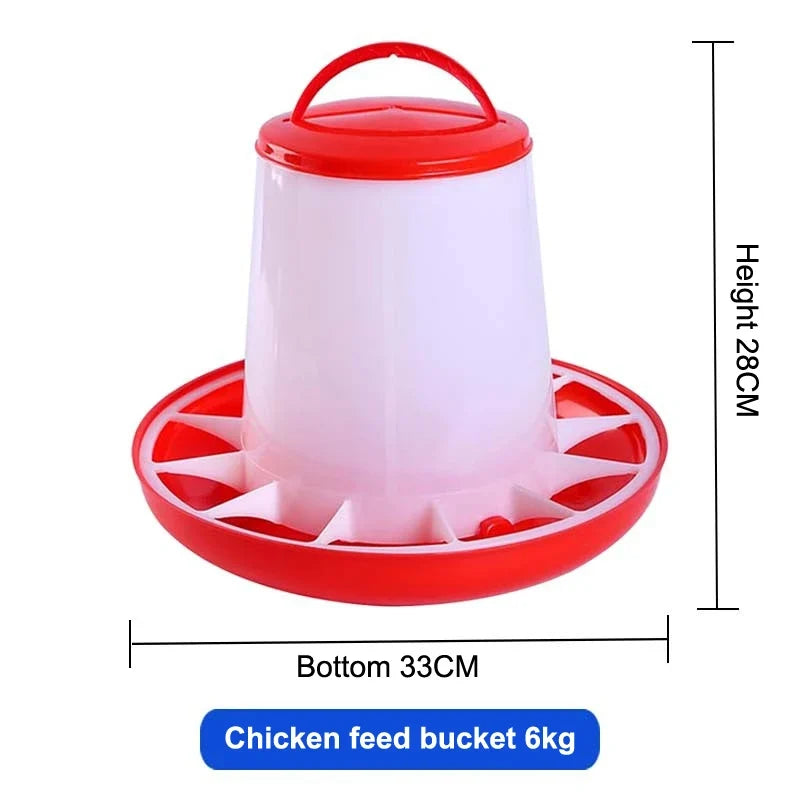 Max-114 1-10kg Automatic Chicken Food Feeder – Livestock Feeders & Waterers
