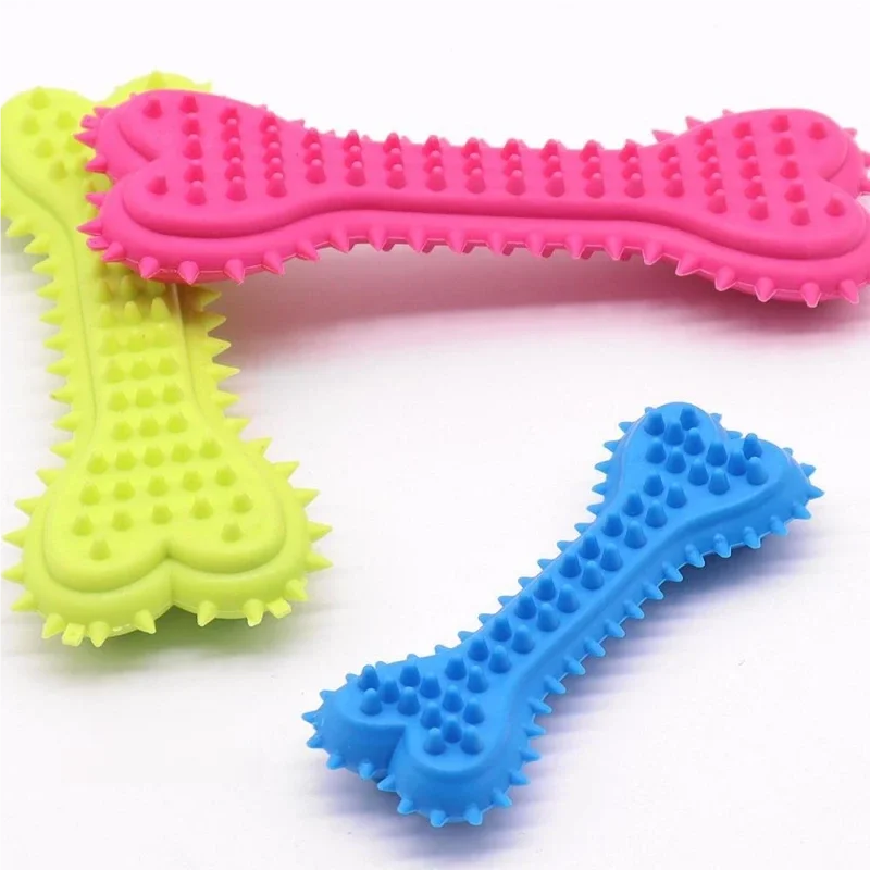 Pet Chew Toys Set Bone Pacifier Thorn Ring – 13 Colors