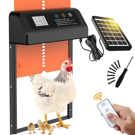 Solar Auto Chicken Coop Door Automatic - MyPetDollar.com