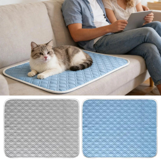 Cooling Pet Mat Breathable Washable Summer - MyPetDollar.com