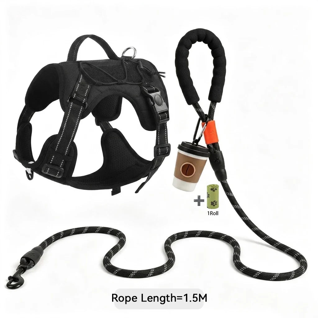 New Reflective Tactical Dog Harness No Pull - MyPetDollar.com