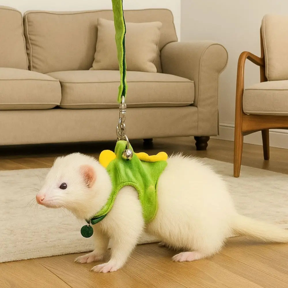 Soft Cartoon Ferret Vest Harness Adjustable - MyPetDollar.com