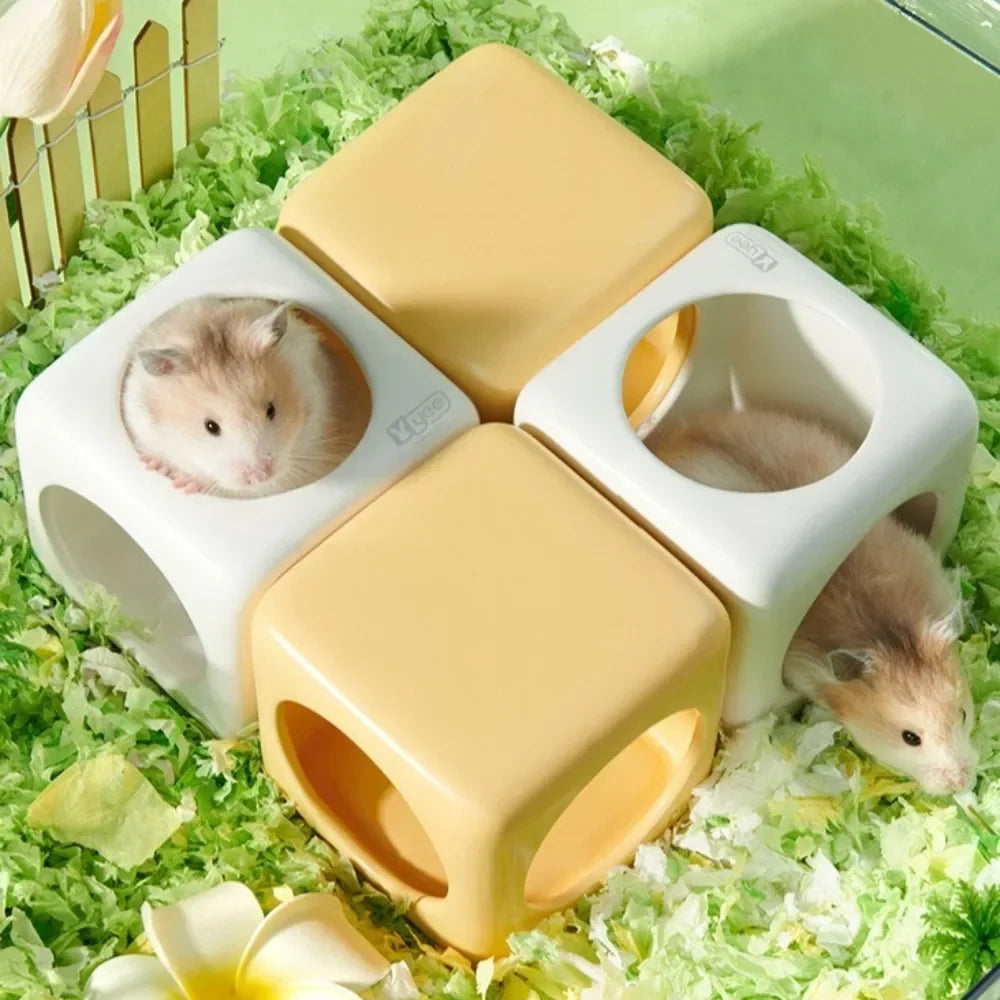 Ceramic Hamster Tunnel Nest Bite Resistant - MyPetDollar.com