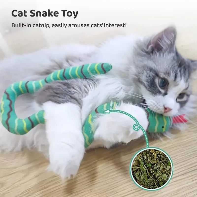 Cat Catnip Toy Interactive Toy Plush Cat - MyPetDollar.com