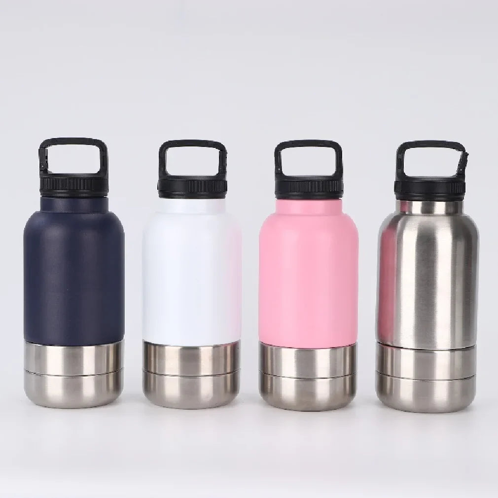 OKKPETS 32Oz 3 in 1 Stainless Steel Dog - MyPetDollar.com