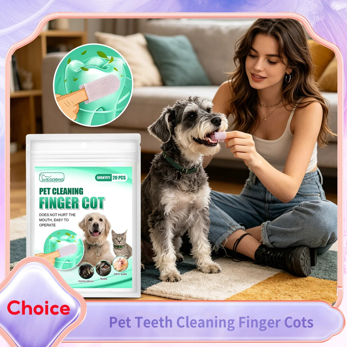 Pet Disposable Cleaning Wipes for Cats Dogs - MyPetDollar.com