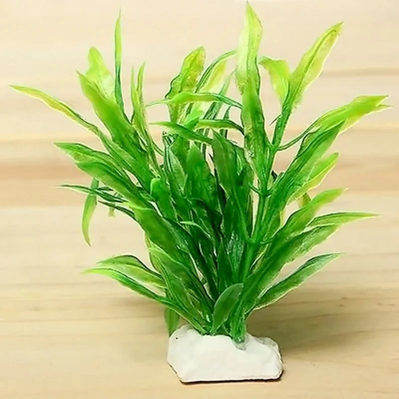 Plastic Non-toxic Simulation Aquatic Grass Artificial Plant for Aquariums
