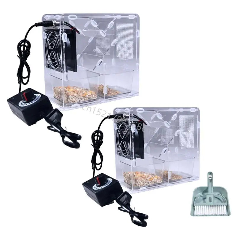 Clear Acrylic Bird Seed Blower Grains - MyPetDollar.com