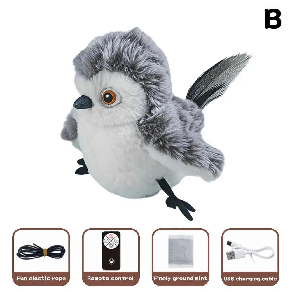 Plush Flappy Bird Interactive Cat Plaything – 6 Colors