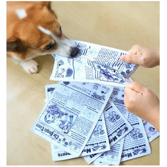 Funny Bite-resistant Newspaper Dog Toys - MyPetDollar.com