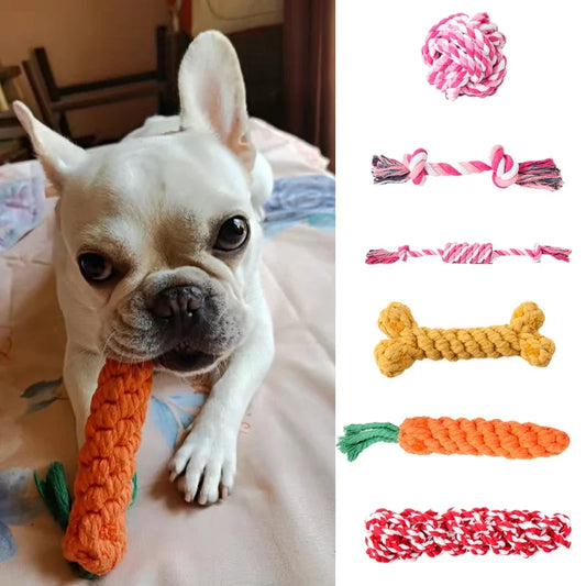 Puppy Dog Chew Toys Ropes Bite-resistant - MyPetDollar.com