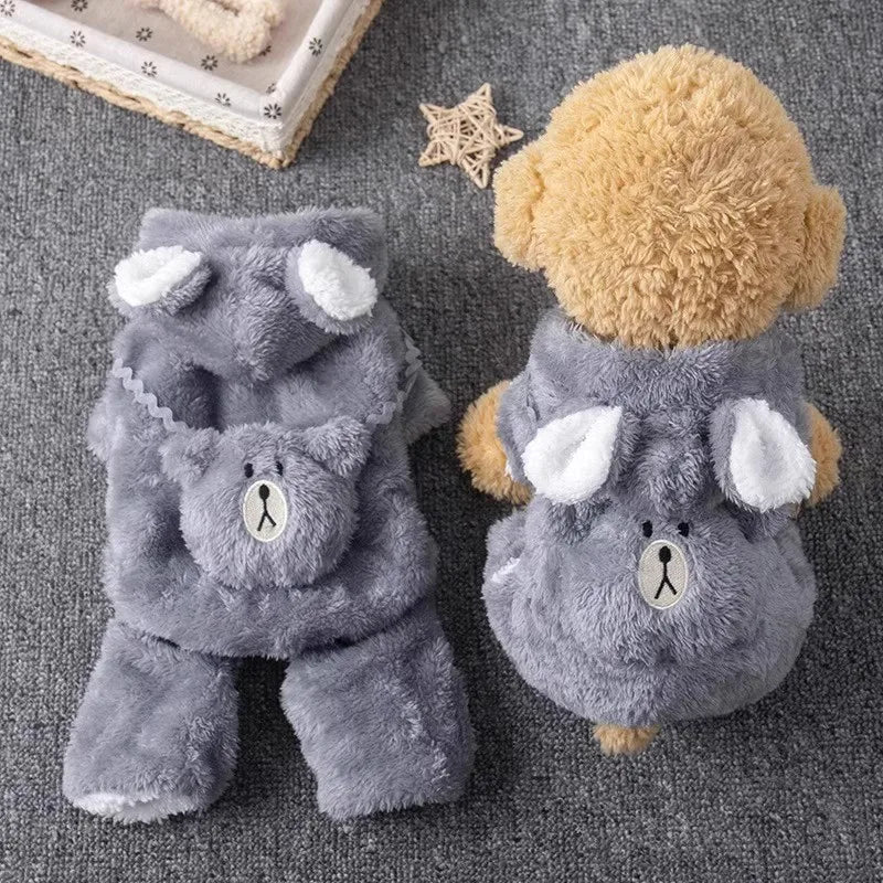 Dog Clothes Winter Autumn Warm Four Legged - MyPetDollar.com