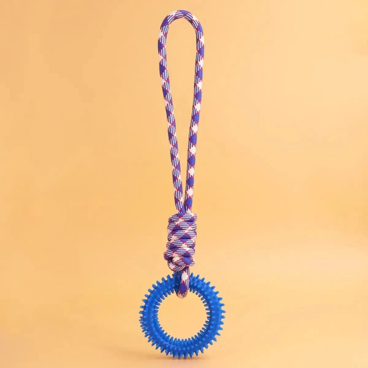 Dog Toys Chew Resistant Nylon Rope Pet Colorful Woven Knot – 2 Colors