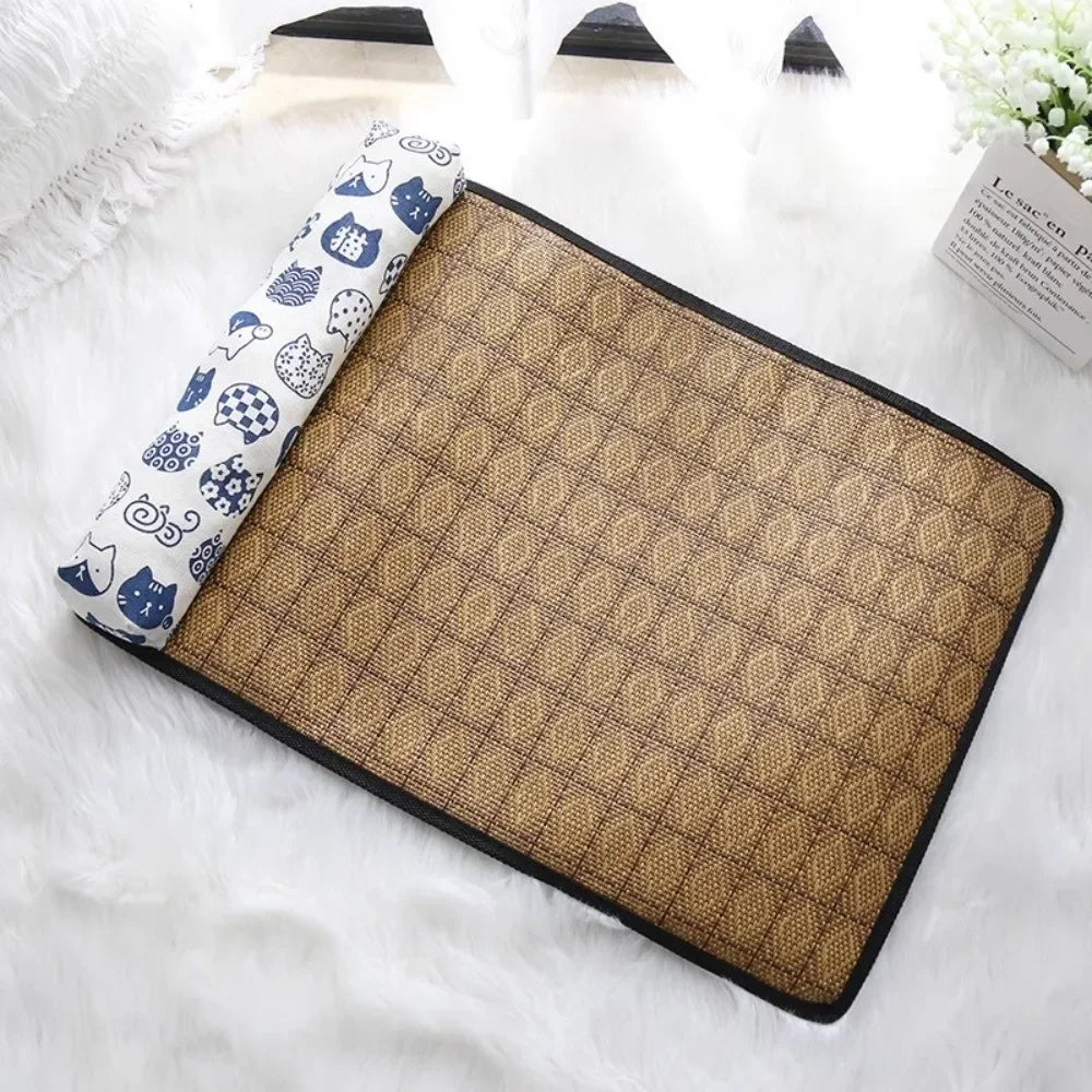 Safe Cute Print Pet Cooling Mats Washable - MyPetDollar.com