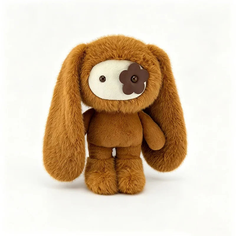 30cm Juju Rabbit Plush Keychain Flower Eye Bunny Stuffed Doll for Small Pets