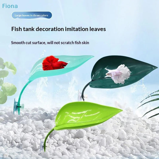 ✔Fish Tank Betta Leaf Fish Bed Fish Rest - MyPetDollar.com