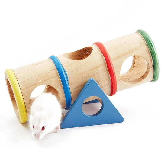 Hamster Toys Wooden Colorful Funny Seesaw - MyPetDollar.com