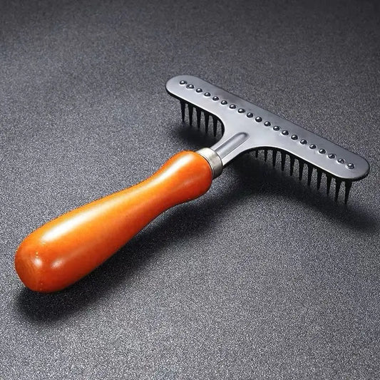 Pet Long Short Hair Wood Deshedding Tool Dog - MyPetDollar.com