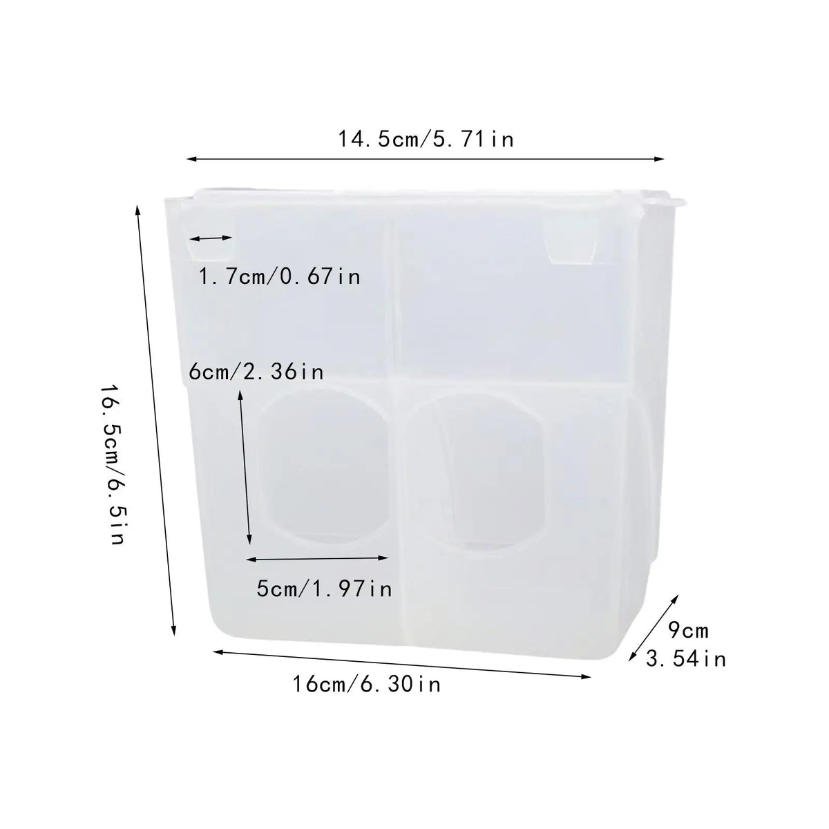Automatic Bird Feeder Slot for Enclosure – 3 Colors