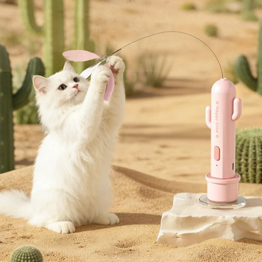 Interactive Cat Toys Feather Teaser Suction - MyPetDollar.com