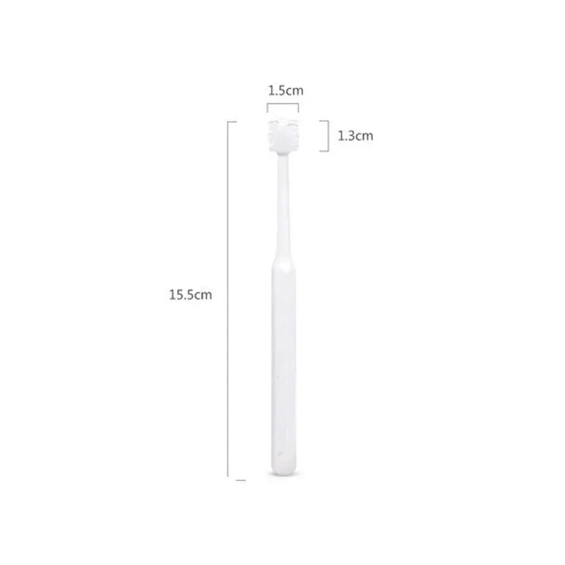 Soft 360 ° Pet Toothbrush Cat & Dog Mouth Cleaning Grooming Brush – 2 Colors