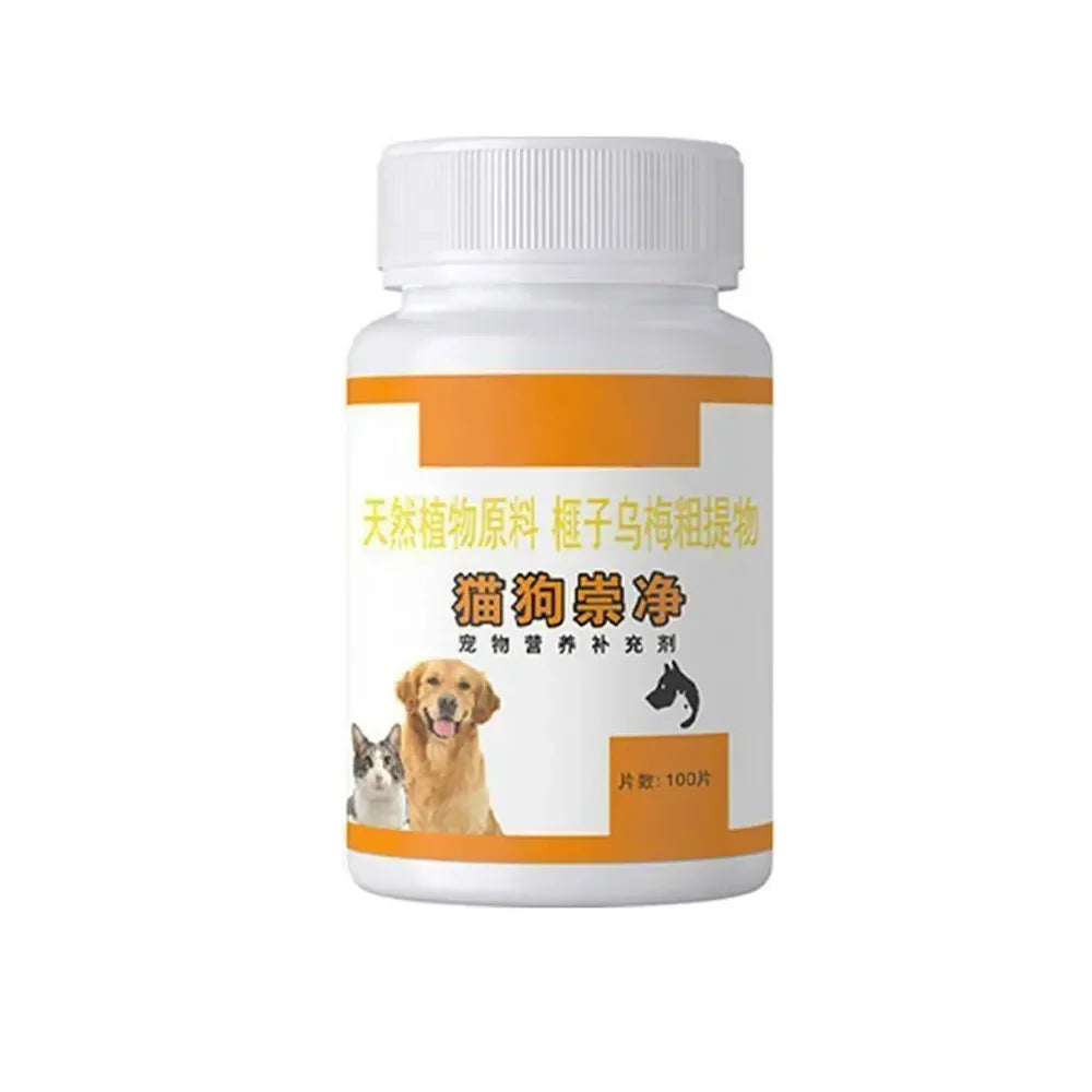 100 Tablets Dewormer for Poultry Livestock Cats & Dogs – 4 Colors