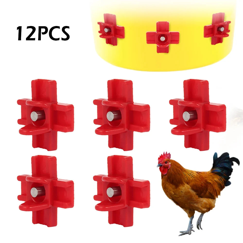 12 pcs Automatic Chicken Waterer Hens Quail - MyPetDollar.com