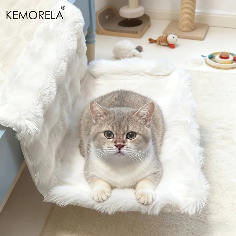 Kemorela Thickened Soft Plush Bed Hanging Pet Hammock