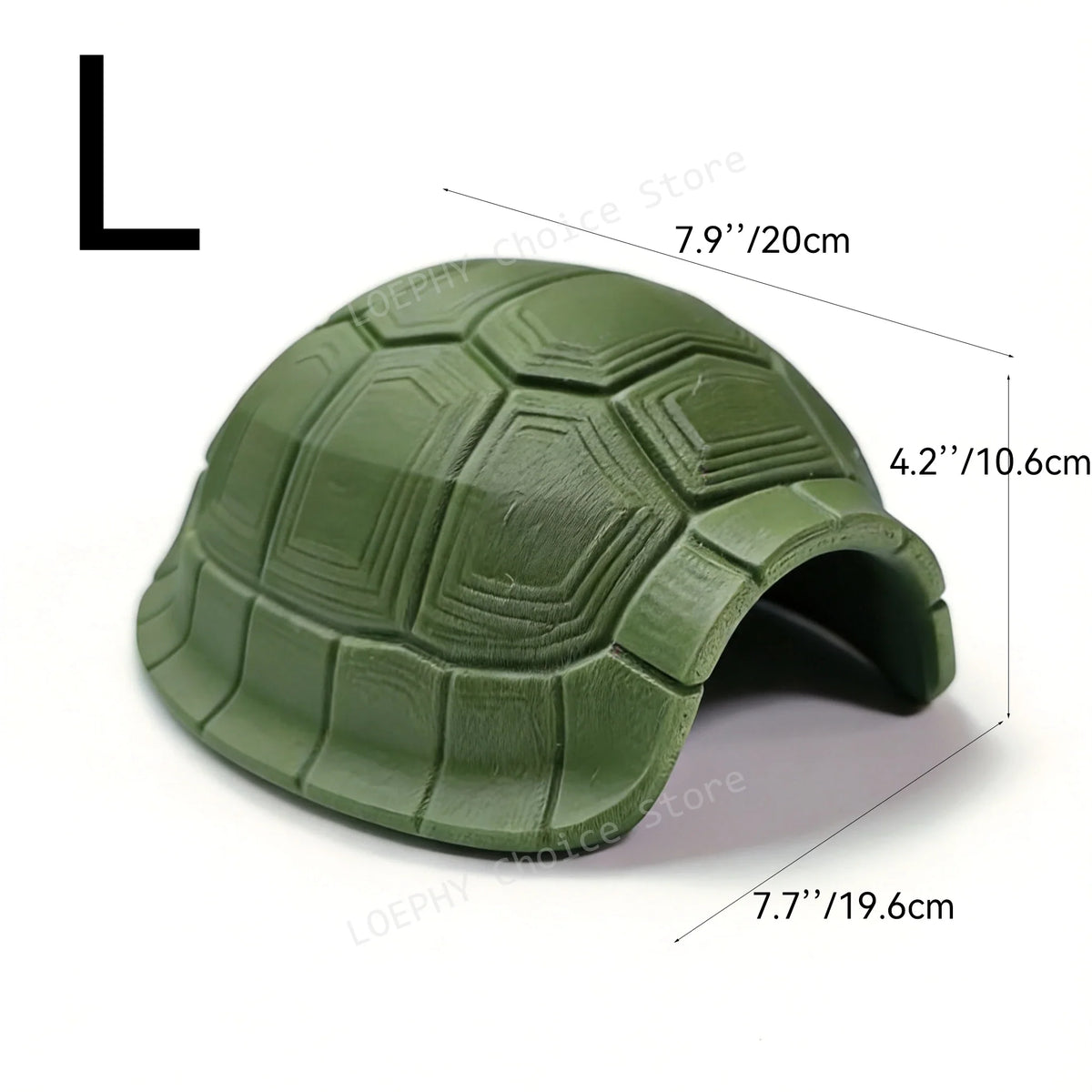 Turtle Shell Style Reptile Cave Hide, Breathable