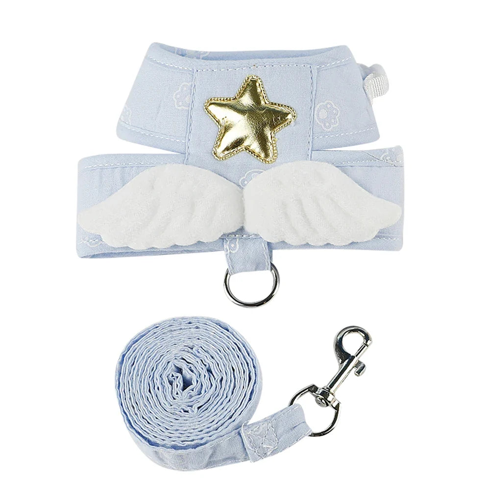 Angel Wing Cat Harness and Leash Set, Cute - MyPetDollar.com
