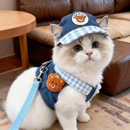 Cute Pet Collars Dog Cat Hat Spring/Summer - MyPetDollar.com