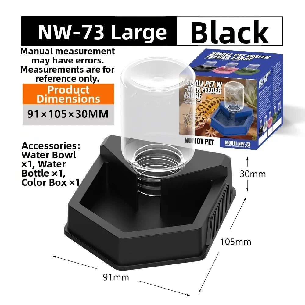 Automatic Reptile Water Dish Multi-size – 9 Colors