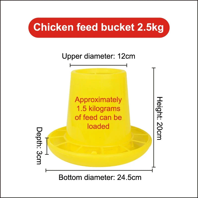 Max-114 1-10kg Automatic Chicken Food Feeder – Livestock Feeders & Waterers