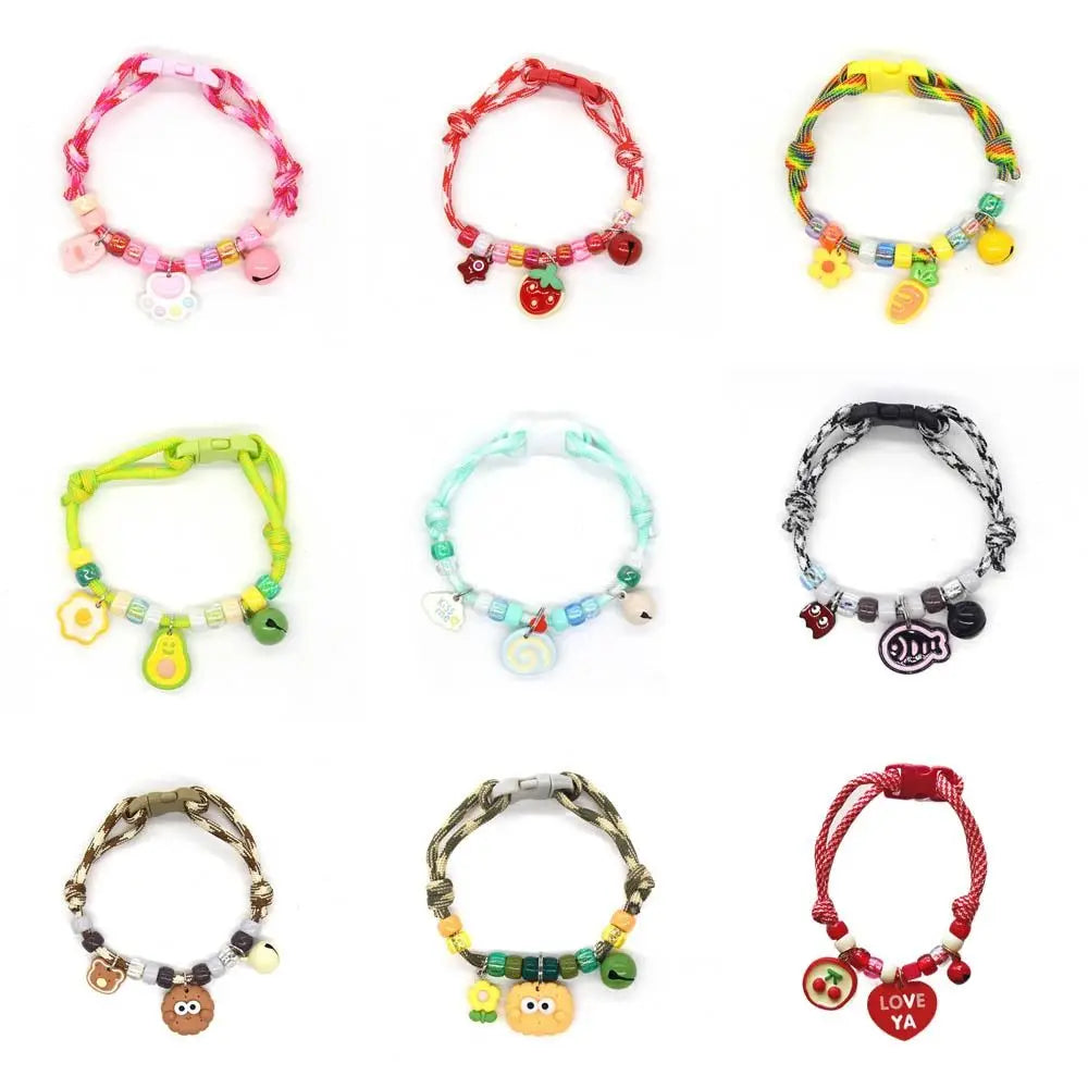 Cute Colorful Pet Necklace Braided - MyPetDollar.com
