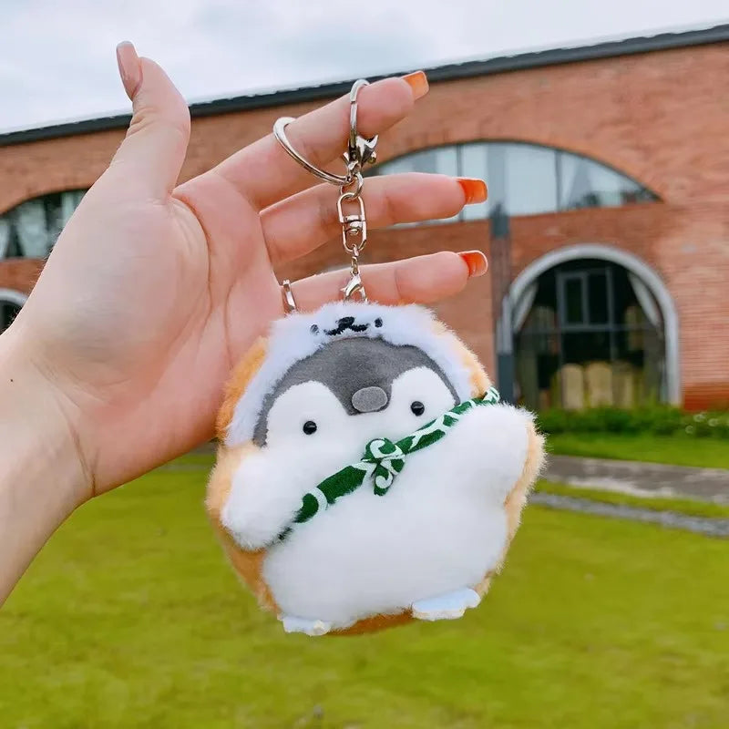 Cute Animal Plush Keychains Stuffed Panda Little Tiger Key for Dogs – view 36