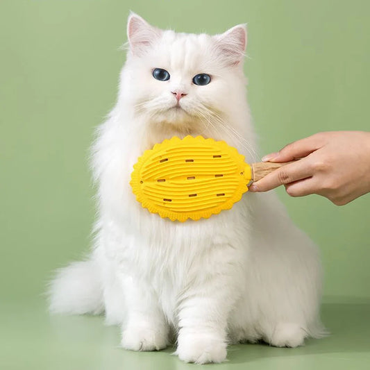1pc Cute Durian‑Shaped Pet Grooming Brush, - MyPetDollar.com