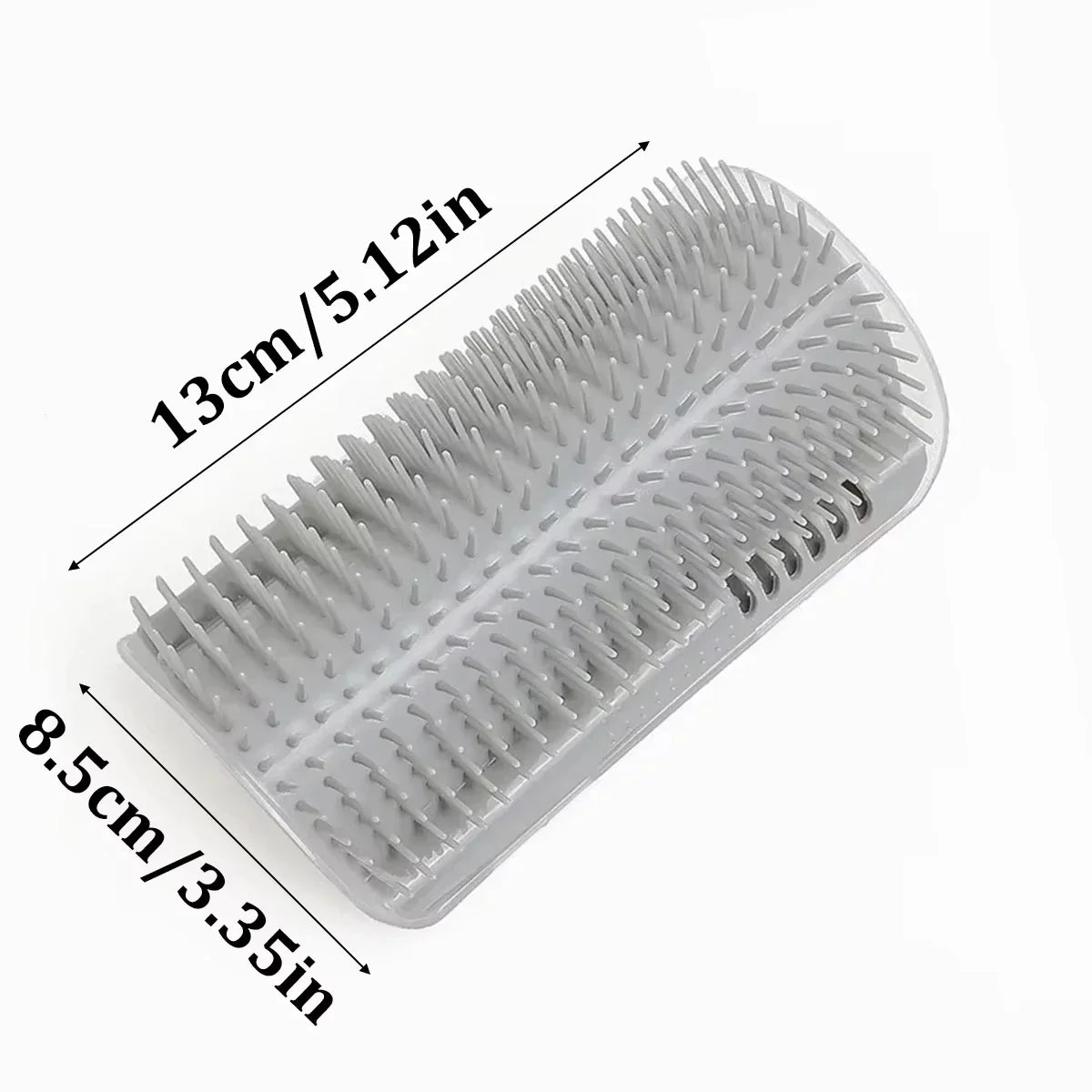 Pet Mair Remover Groomer Cat Toy with Catnip Wall Brush