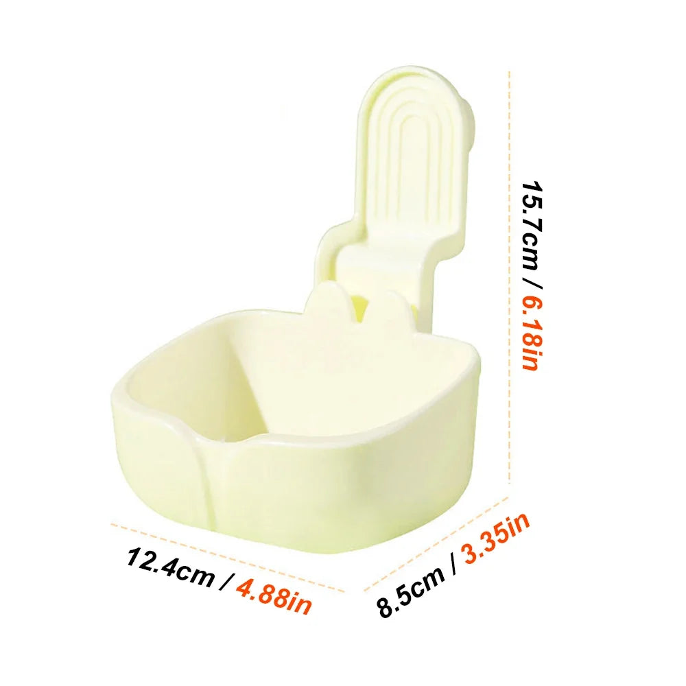 1PC Cute Rabbit Ear Pet Feeder Bowl Cage - MyPetDollar.com
