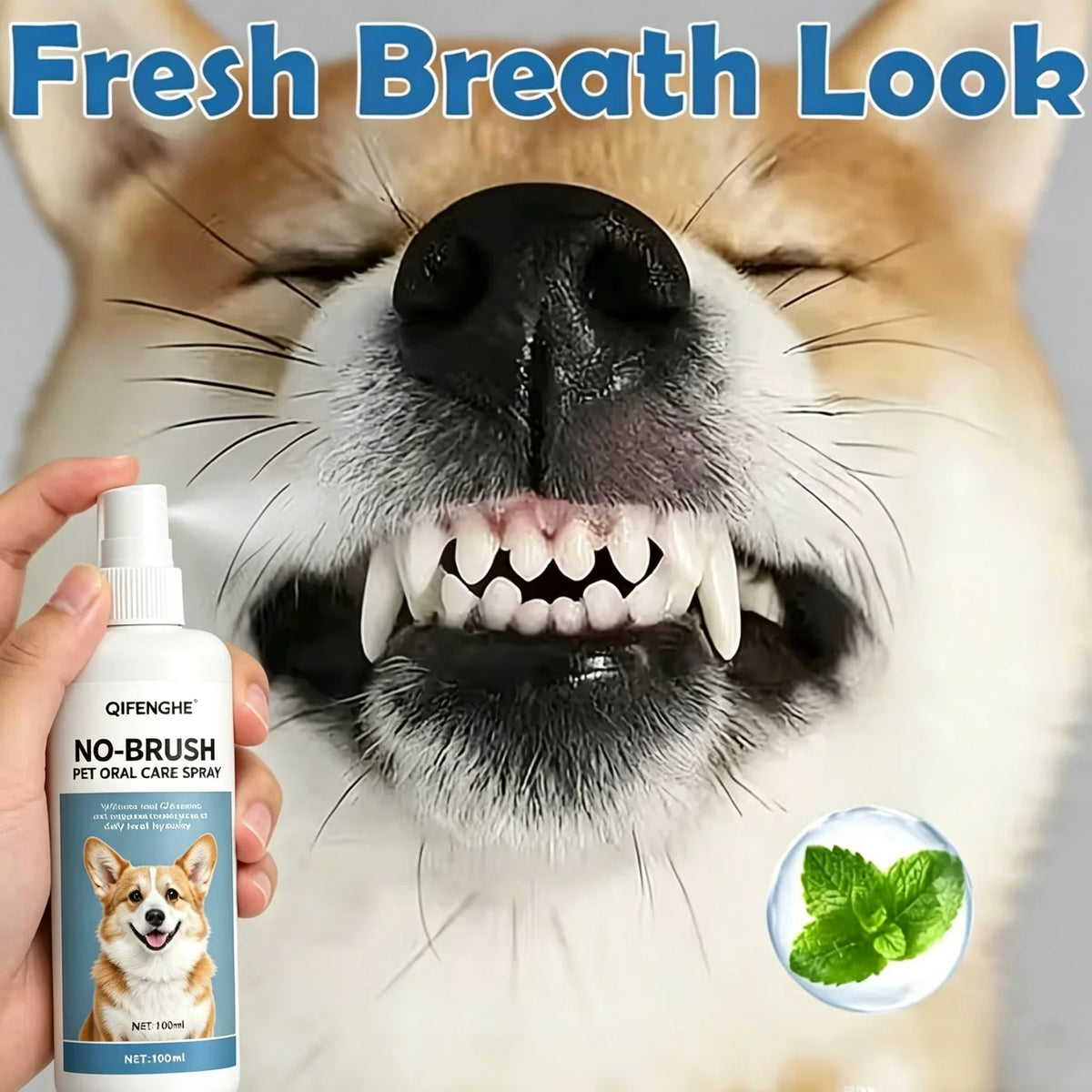 NO-BRUSH PET ORAL CARE SPRAY, No Brushing - MyPetDollar.com