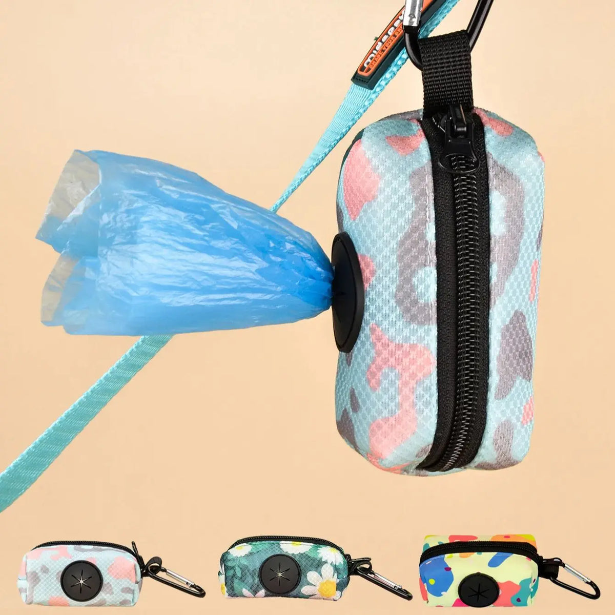 Brightly Colored Pet Dog Poop Bag Holder - MyPetDollar.com