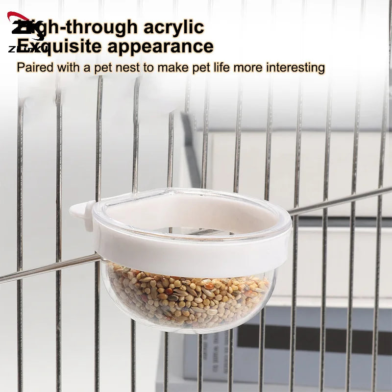 (ZYDD01) 1Pcs Bird Feeding Bowl Detachable - MyPetDollar.com