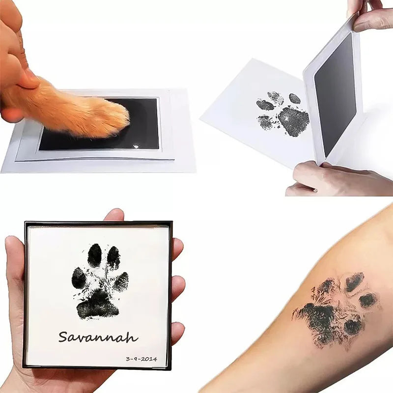 VVOCCI Pet Dog And Cat Paw Print Ink Set Pad - MyPetDollar.com