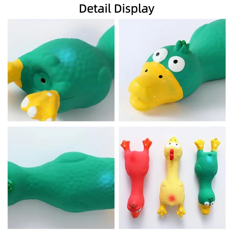 Bite Resistant Squeaky Dog Rubber Toy Latex - MyPetDollar.com