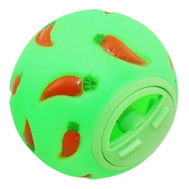 Interactive Rabbit Treat Ball Pet Slow Feeder – 3 Colors
