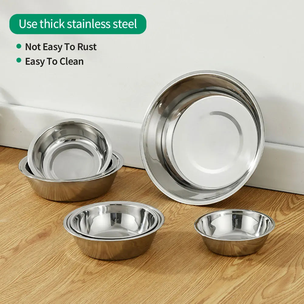 Large Capacity Dog Bowl Stainless Steel Pet - MyPetDollar.com
