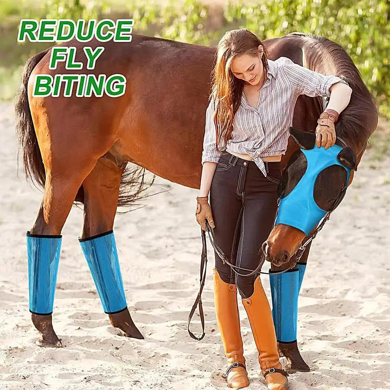 Horse Fly Boots Protective Horse Leg Wraps - MyPetDollar.com